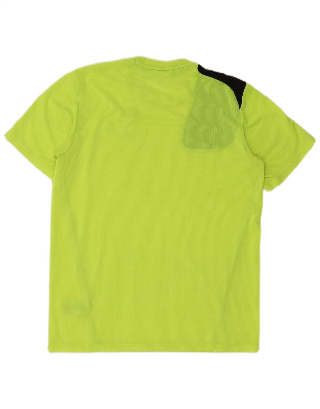Adidas Mens Graphic T-Shirt Top Medium Green Colourblock Polyester