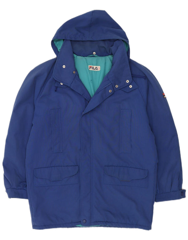 Fila Mens Hooded Utility Jacket IT 52 XL Navy Blue