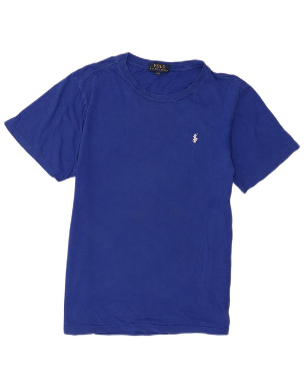 Polo Ralph Lauren Boys T-Shirt Top 14-15 Years Large Blue Cotton
