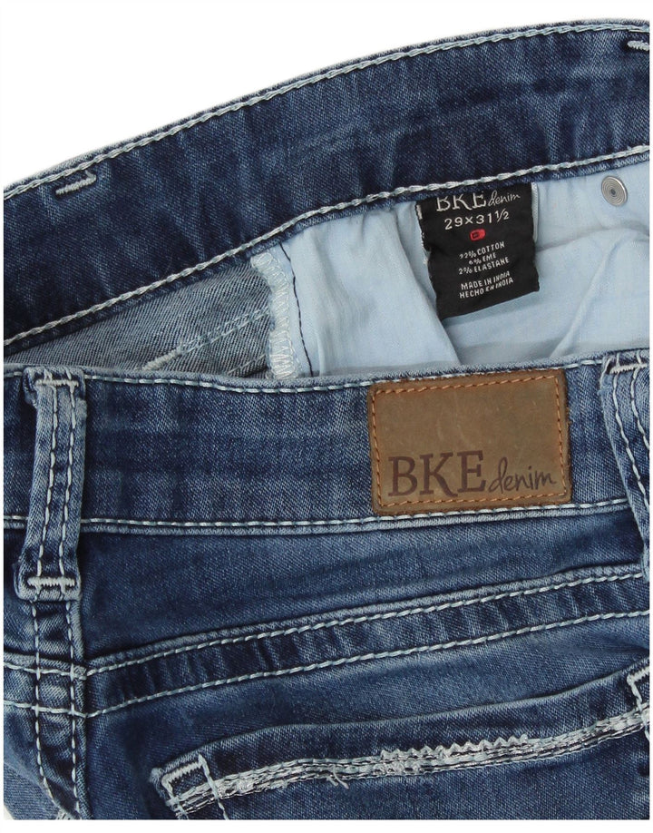BKE Womens Stella Skinny Jeans W29 L31  Blue Cotton