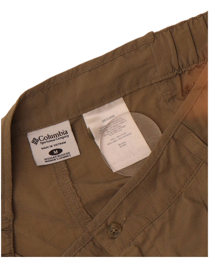 COLUMBIA Womens Tapered Cargo Trousers Medium W32 L31 Khaki Nylon