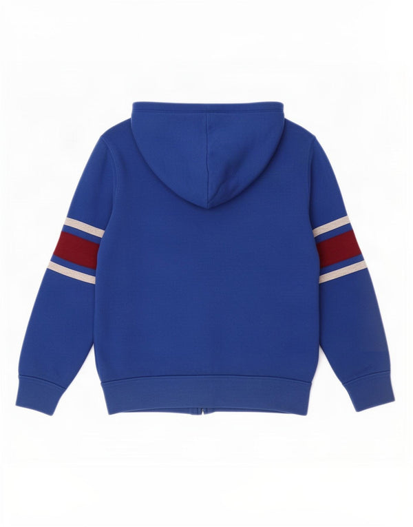 Gap Boys Graphic Zip Hoodie Sweater 15-16 Years XL Blue Cotton
