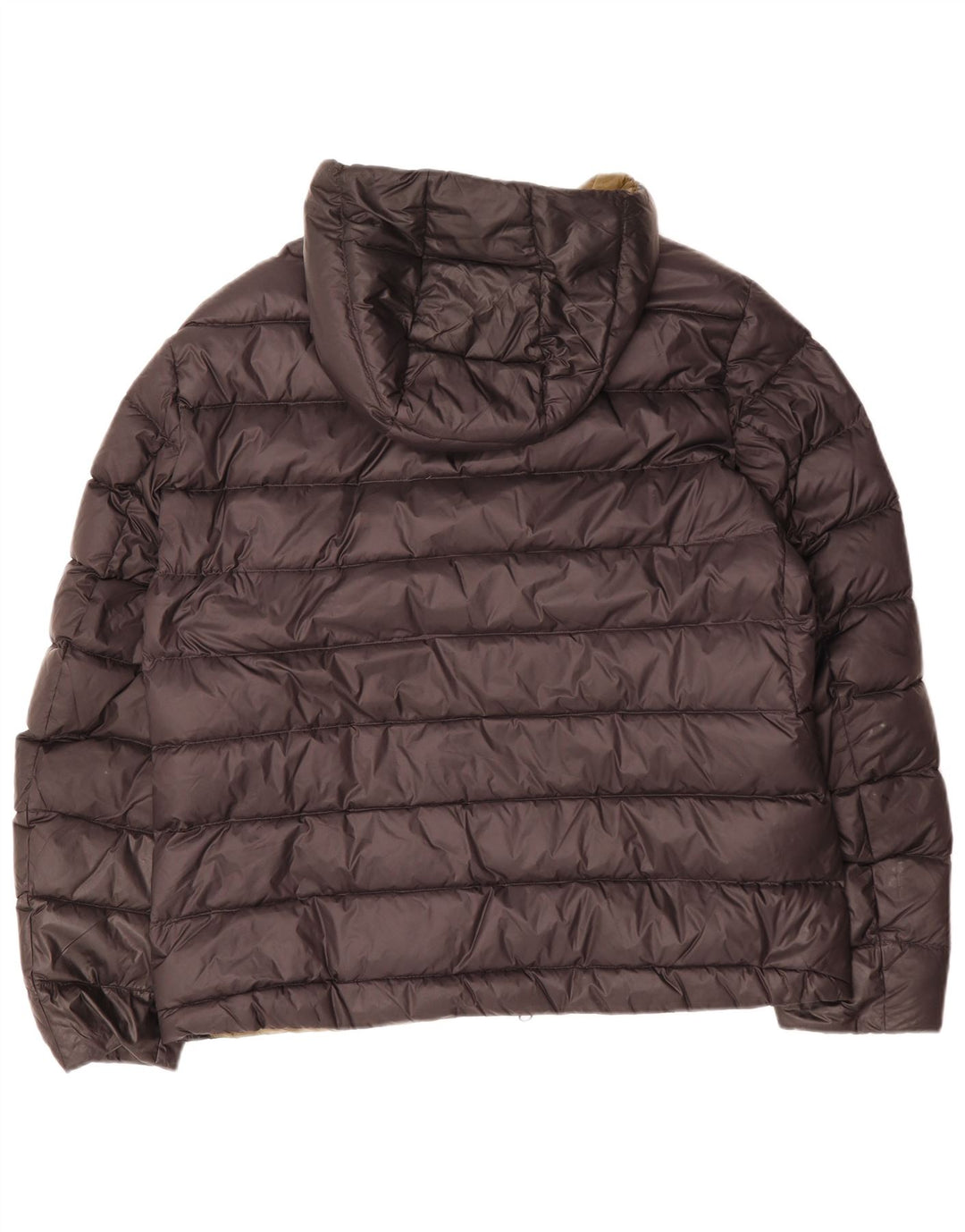 Blauer Mens Hooded Padded Jacket UK 44 2XL Black Polyamide