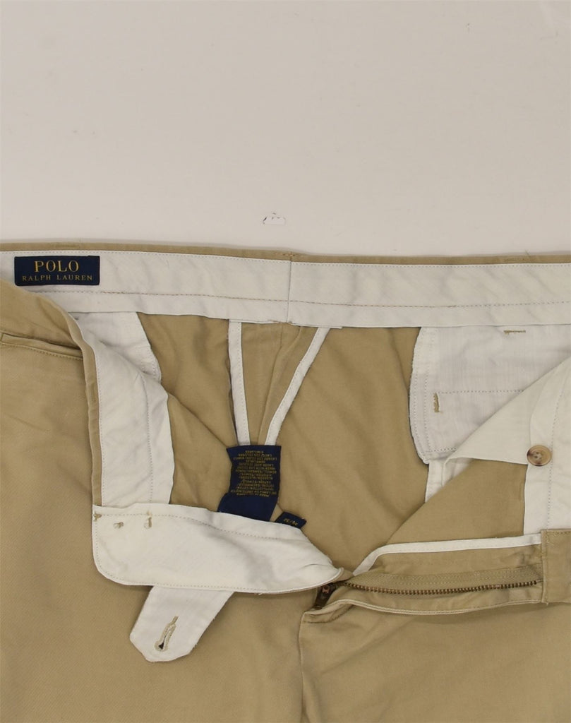 POLO RALPH LAUREN Mens Tapered Chino Trousers W38 L29 Beige Cotton | Vintage Polo Ralph Lauren | Thrift | Second-Hand Polo Ralph Lauren | Used Clothing | Messina Hembry 