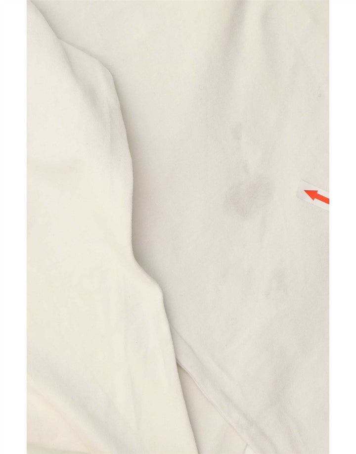 Marlboro Classics Mens Top Long Sleeve Medium White Cotton
