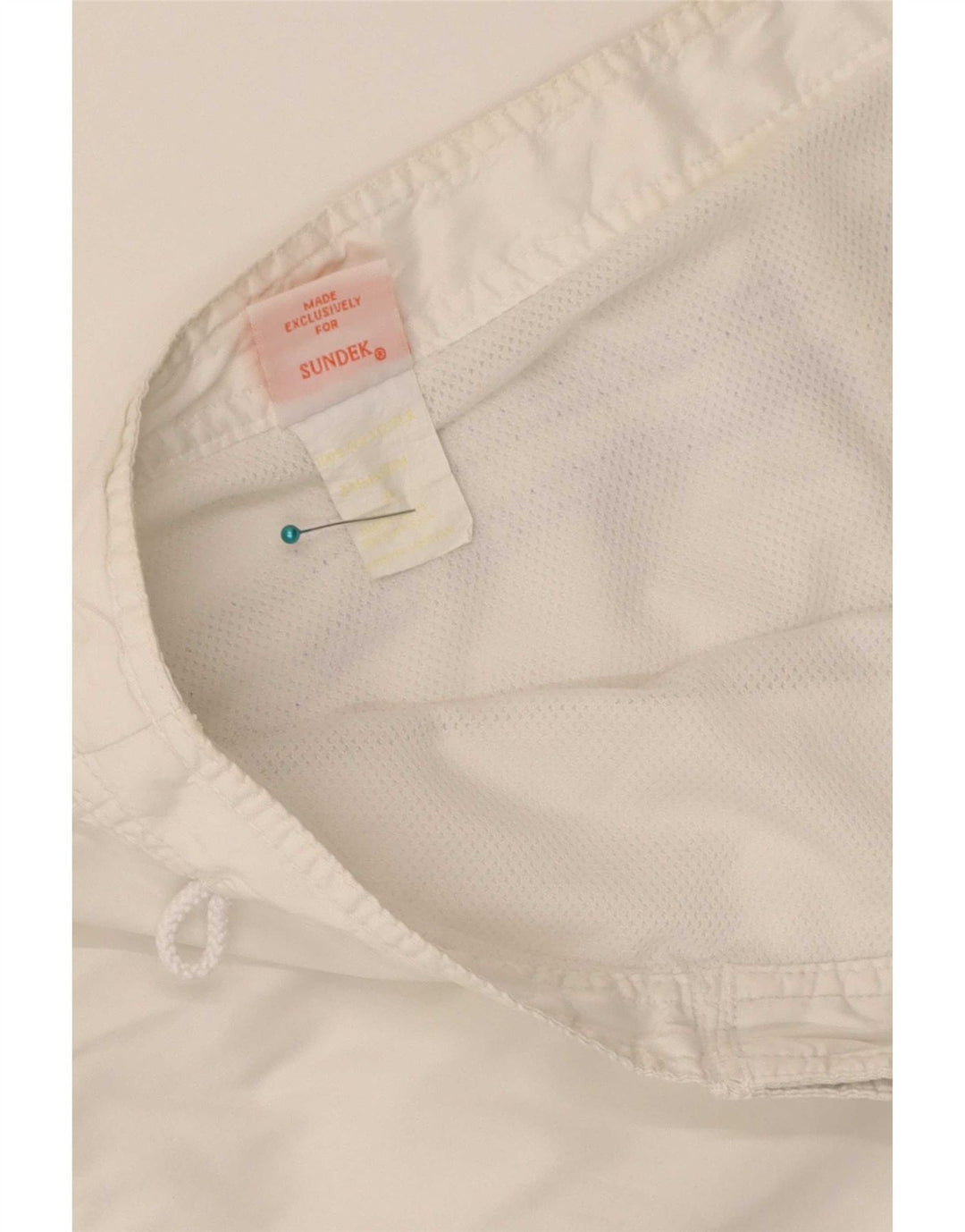 Sundek Mens Swimming Shorts Large  White Polyester
