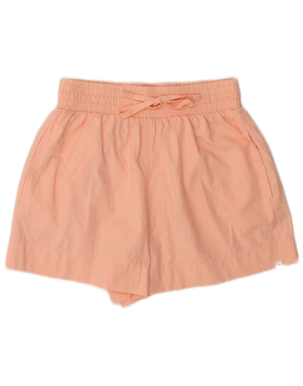 Rip Curl Womens High Waist Casual Shorts XS W24 Pink Cotton