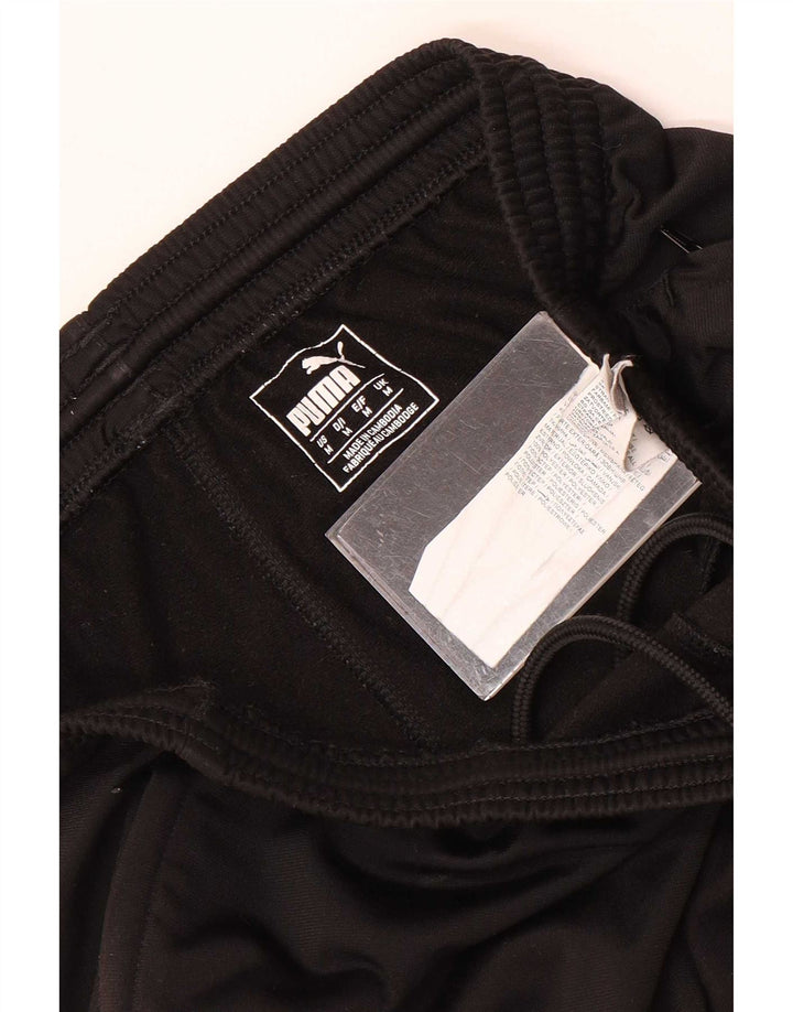 Puma Mens Tracksuit Trousers Joggers Medium Black Polyester