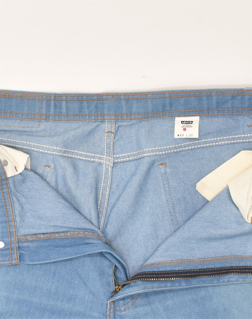 LEVI'S Mens Straight Jeans W40 L32  Blue Cotton | Vintage Levi's | Thrift | Second-Hand Levi's | Used Clothing | Messina Hembry 