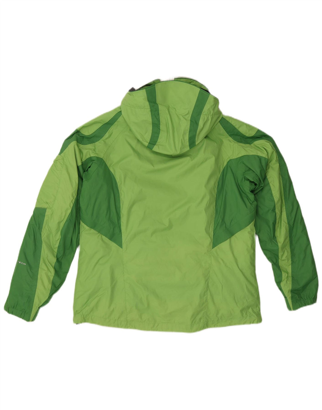 Columbia Womens Interchange Windbreaker Jacket UK 16 Large Green