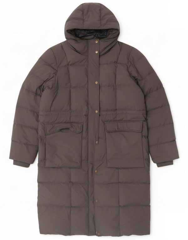 Mountain Warehouse Womens Hooded Padded Coat UK 18 XL Grey Polyester