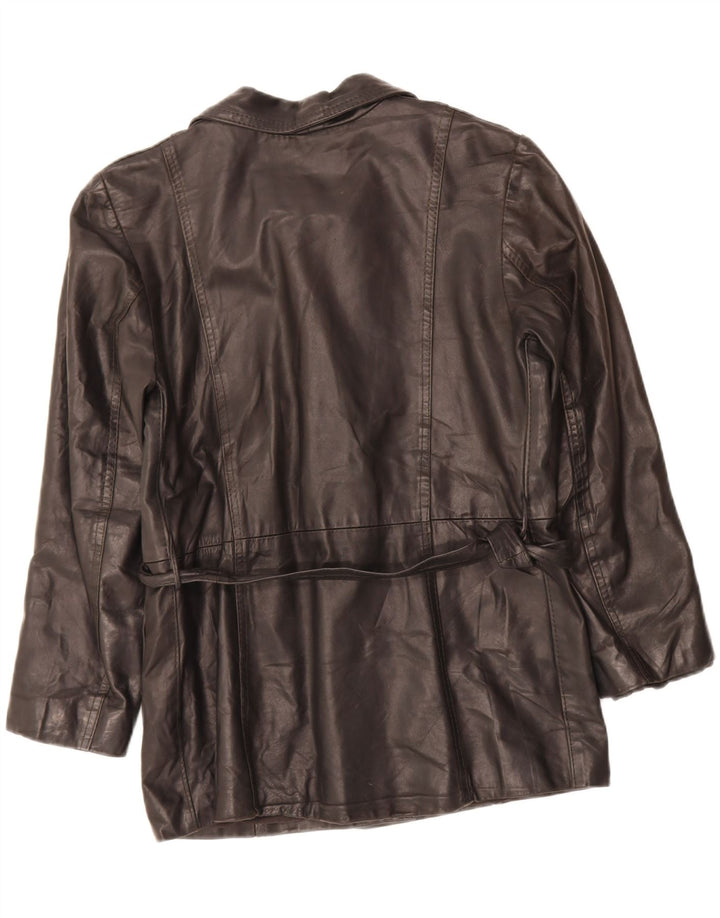 LEGENDARY JACKET 1957 Womens Leather Jacket UK 12 Medium Black Leather Vintage Legendary Jacket 1957 and Second-Hand Legendary Jacket 1957 from Messina Hembry 