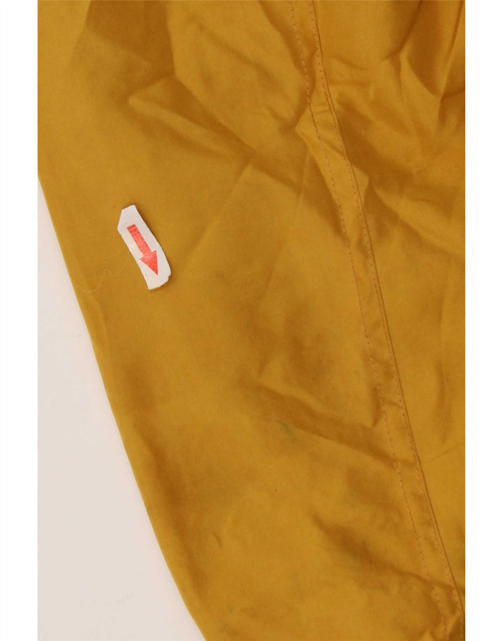 Jockey Mens Bomber Jacket UK 40 Large Yellow Silk