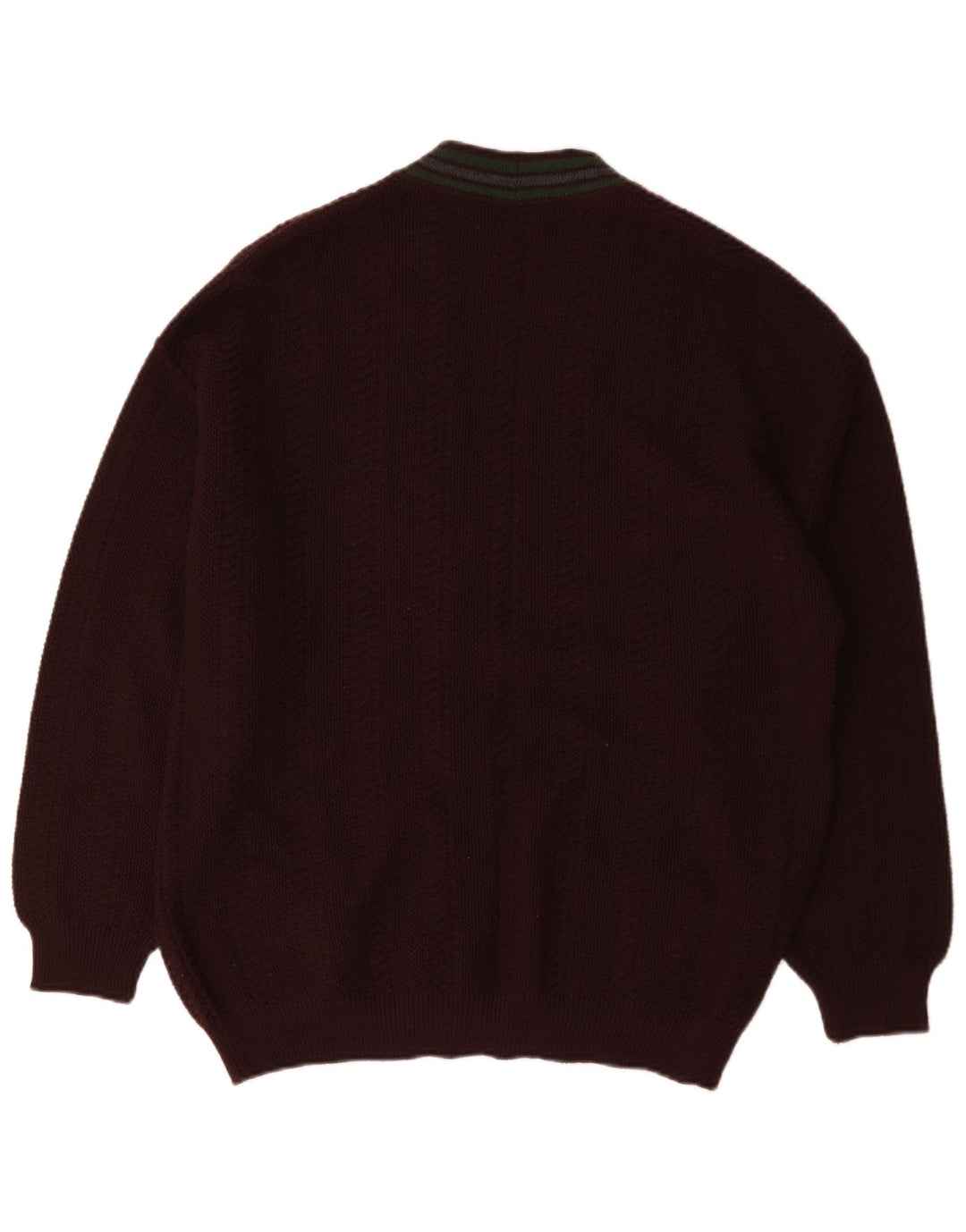 Il Granchio Mens Cardigan Sweater XL Burgundy