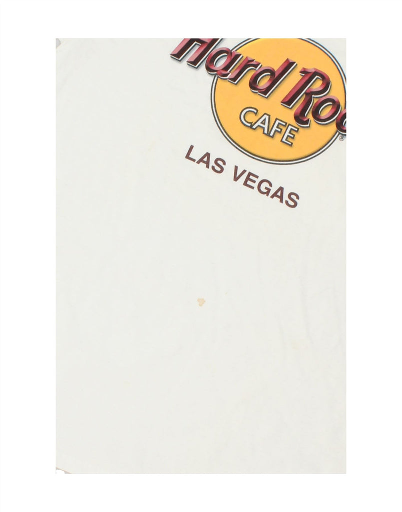 HARD ROCK CAFE Mens Las Vegas Graphic T-Shirt Top Small White Cotton Vintage Hard Rock Cafe and Second-Hand Hard Rock Cafe from Messina Hembry 