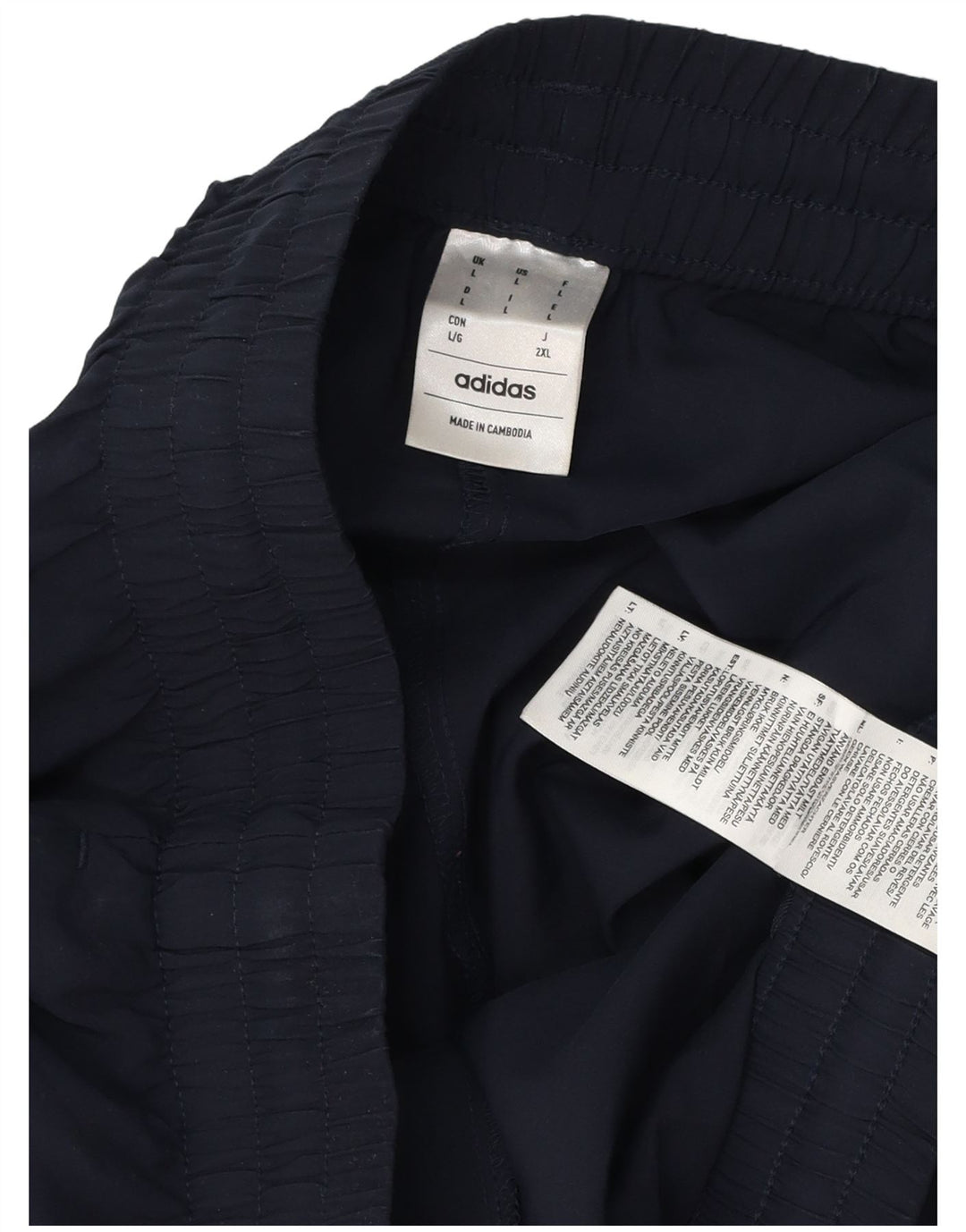 Adidas Mens Tracksuit Trousers Large  Navy Blue Polyester