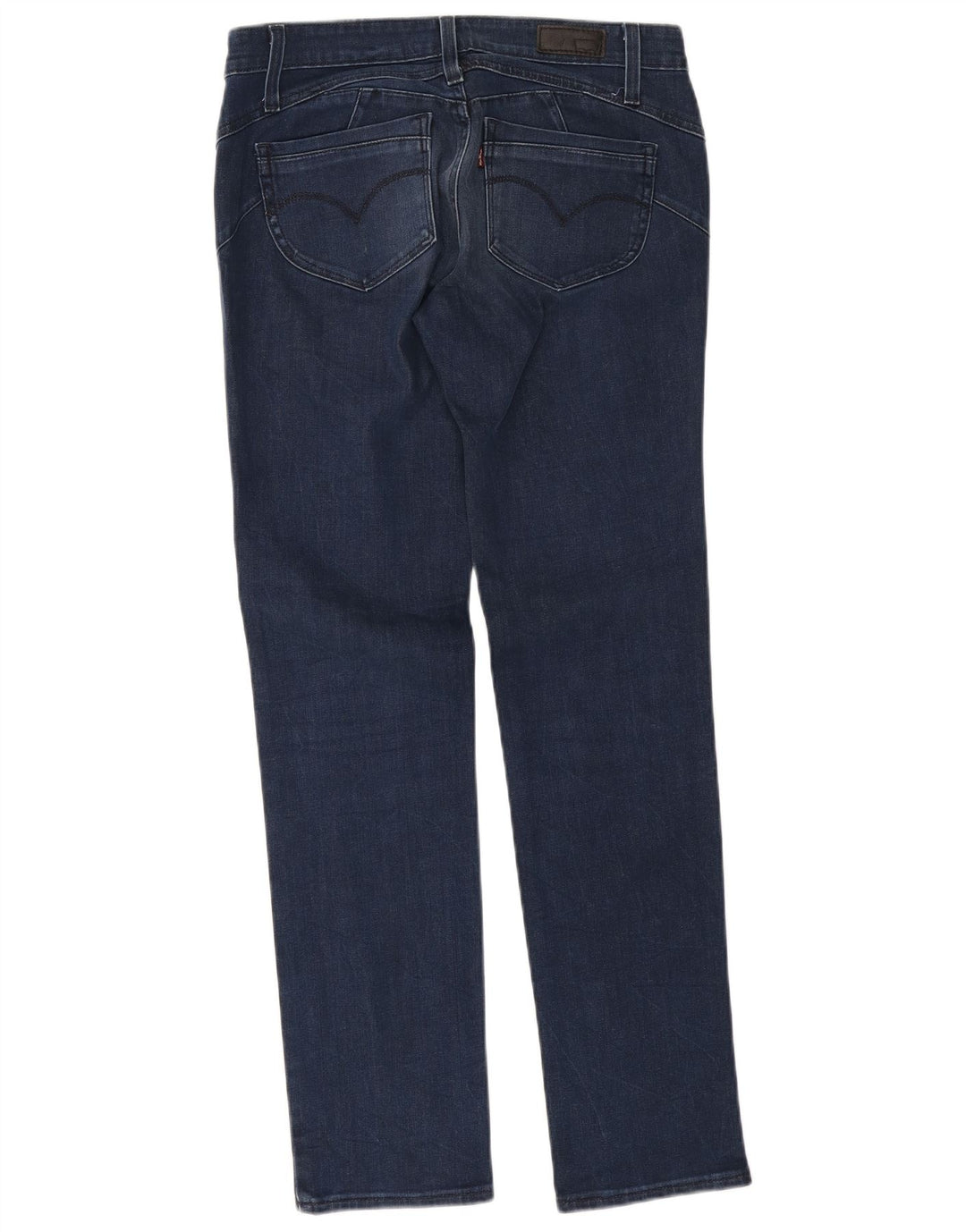Levi's Womens Low Waist Straight Jeans W29 L32 Blue Cotton