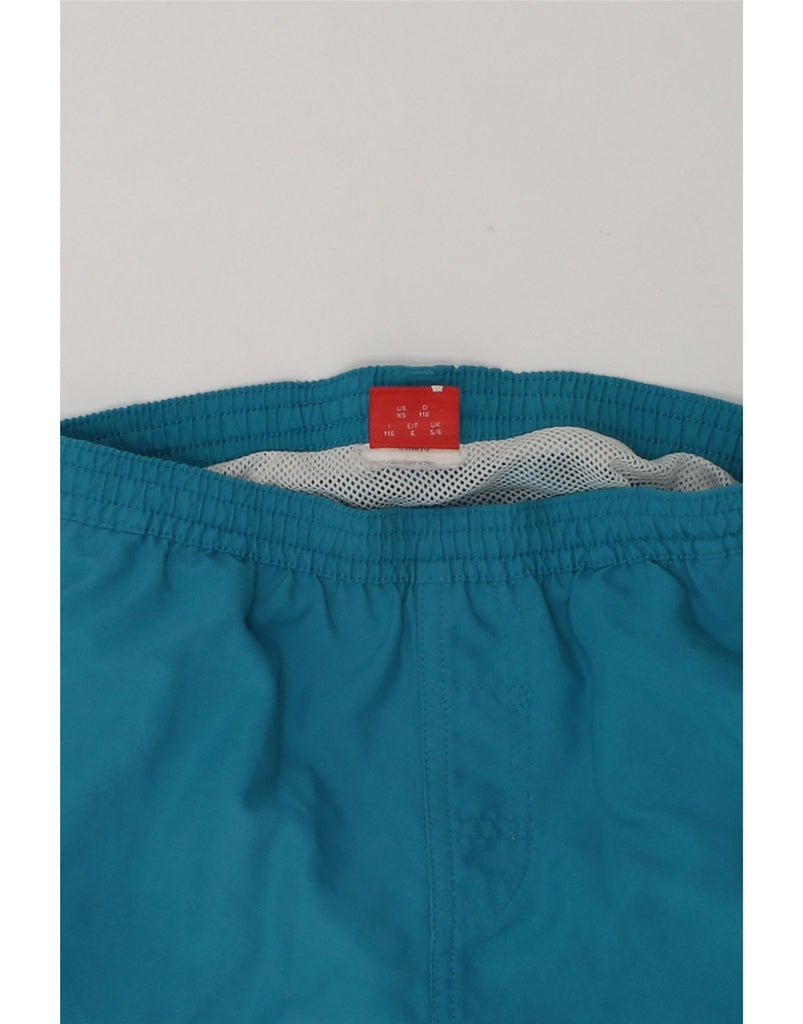 PUMA Boys Graphic Sport Shorts 5-6 Years Turquoise | Vintage Puma | Thrift | Second-Hand Puma | Used Clothing | Messina Hembry 