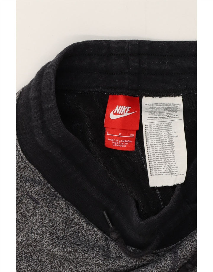 NIKE Mens Sport Shorts Small Grey Flecked Cotton