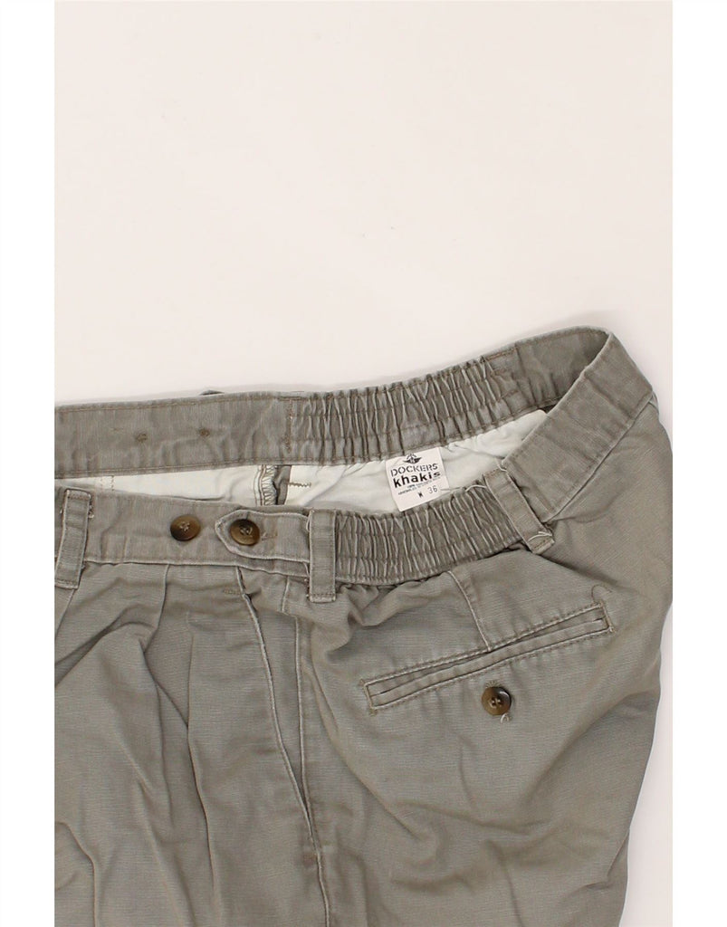 DOCKERS Mens Khakis Chino Shorts W36 Large Grey Vintage Dockers and Second-Hand Dockers from Messina Hembry 