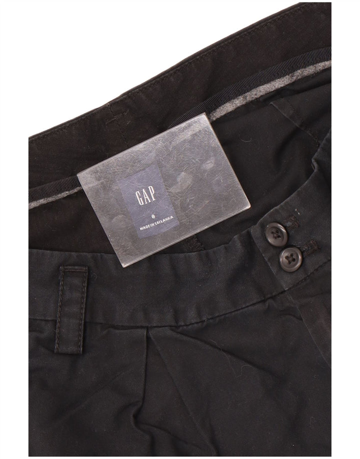 Gap Womens Chino Shorts UK 12 Medium W32 Black Cotton