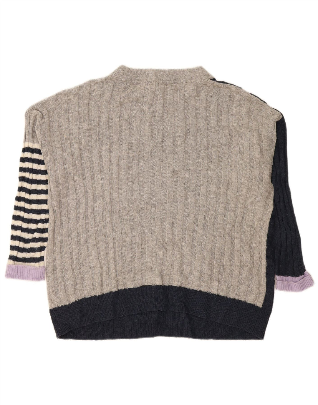 Marks & Spencer Womens Boat Neck Jumper Sweater UK 16 Large Grey