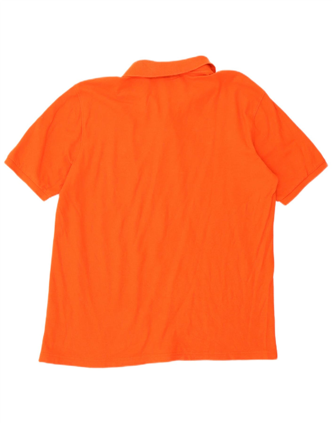 Fila Mens Polo Shirt Large Orange Cotton