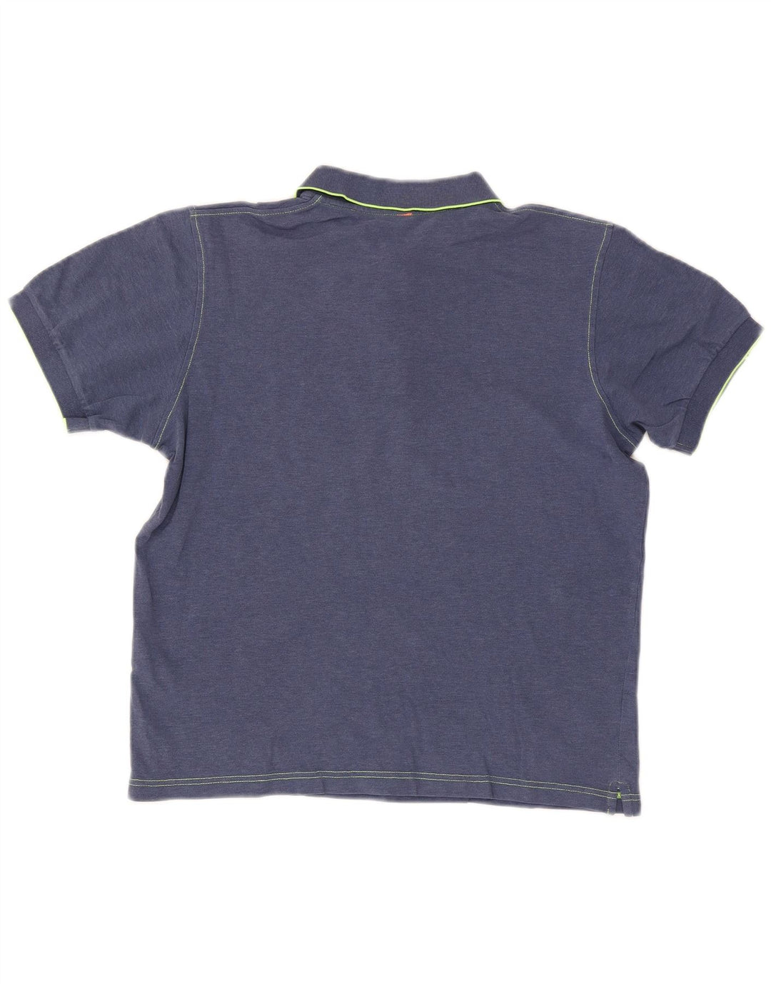 Sun68 Mens Polo Shirt Medium Navy Blue Cotton