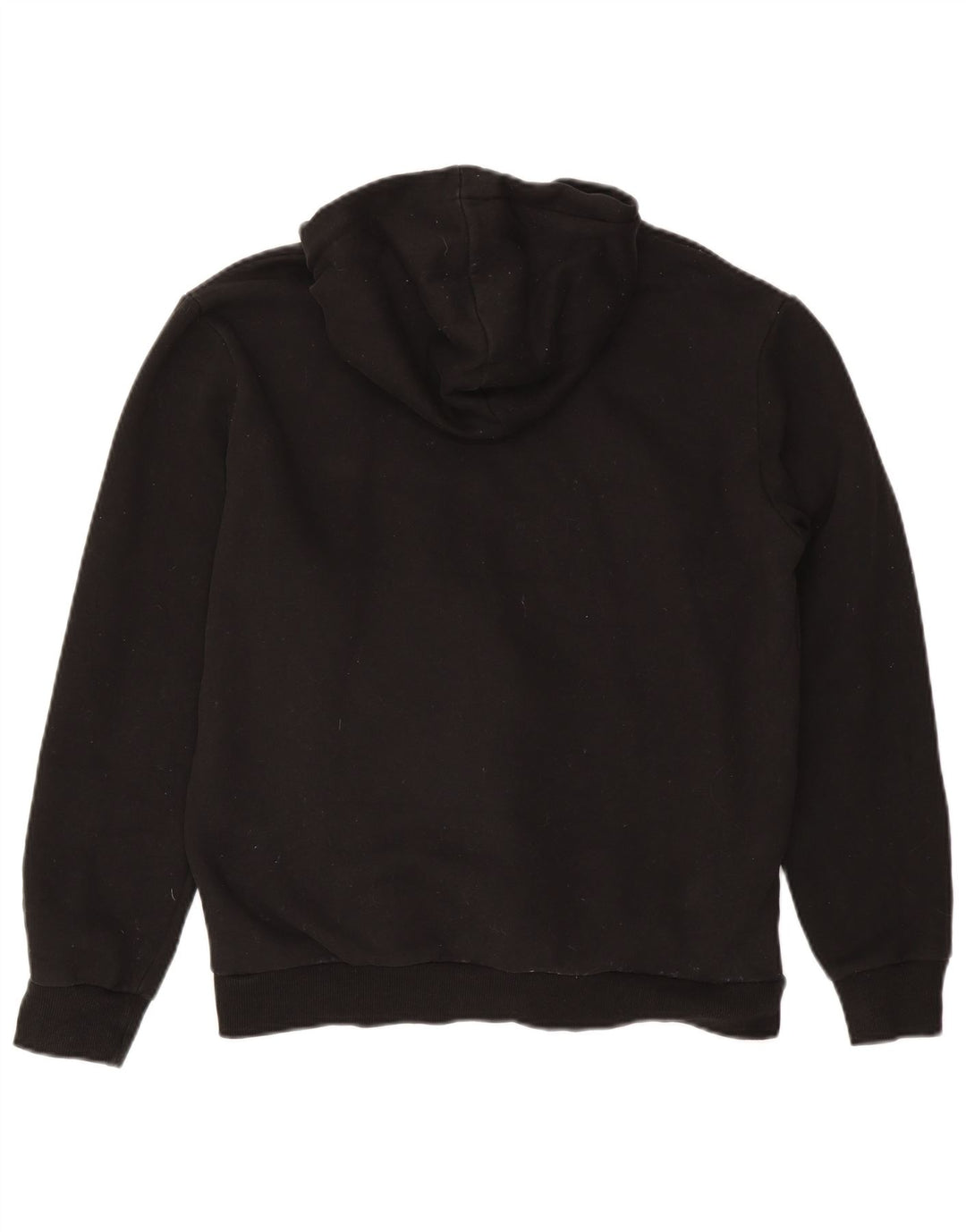 PUMA Mens Graphic Hoodie Jumper Medium Black Cotton