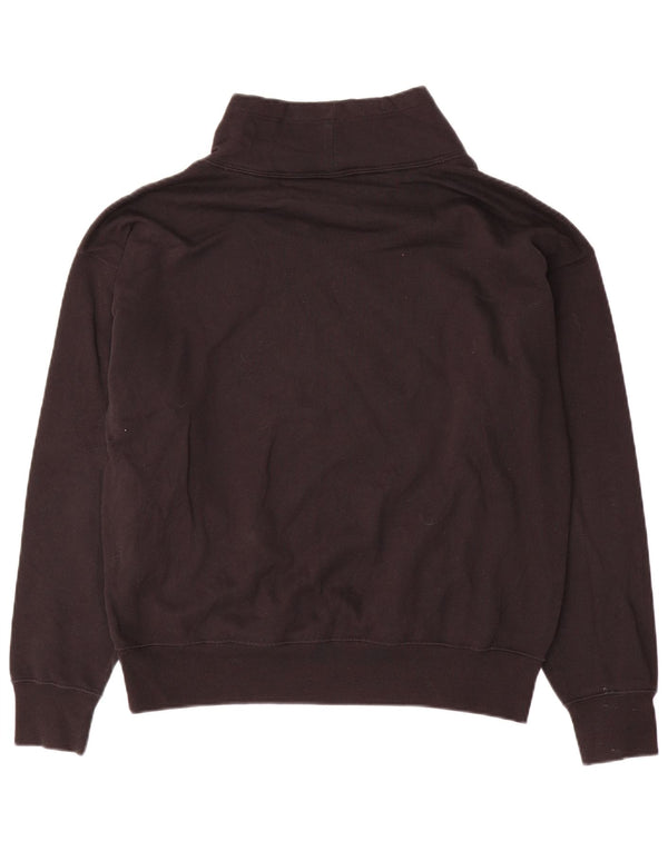 Champion Womens Graphic Sweatshirt Jumper UK 16 Large Black Cotton