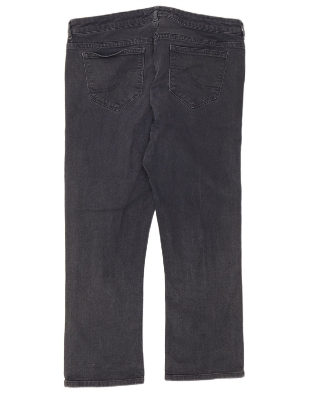 Fat Face Womens Cropped Jeans UK 12 Medium W32 L22 Grey Cotton