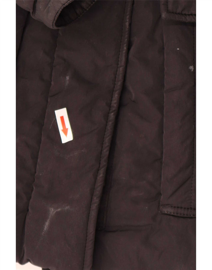 Refrigiwear Womens Padded Coat UK 14 Large Black Polyamide