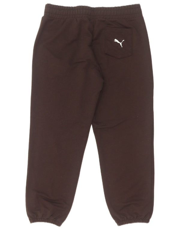 Puma Womens Graphic Tracksuit Trousers Joggers UK 14 Medium Black