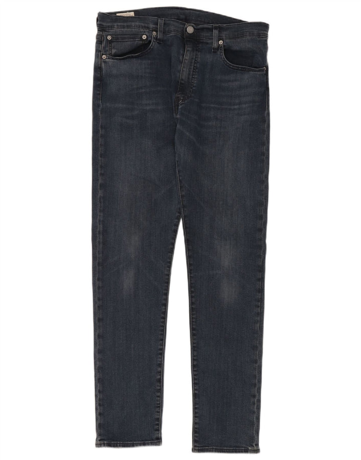 Levi's Mens Skinny Jeans W34 L32 Blue Cotton