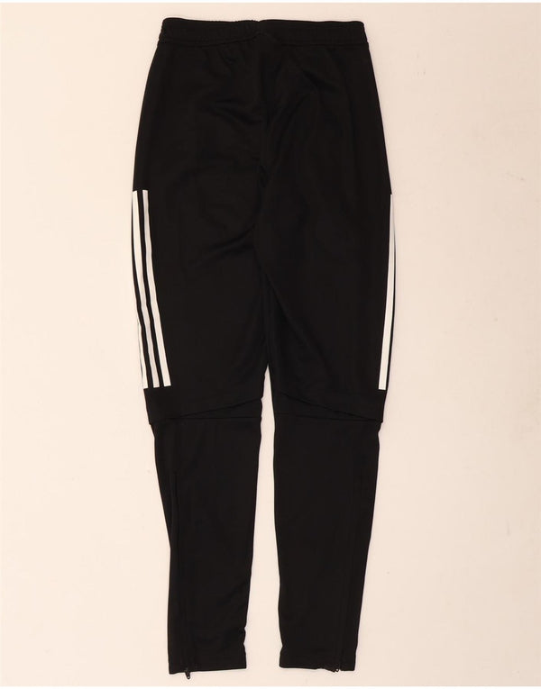 Adidas Womens Tracksuit Trousers UK 4 XS Black Polyester