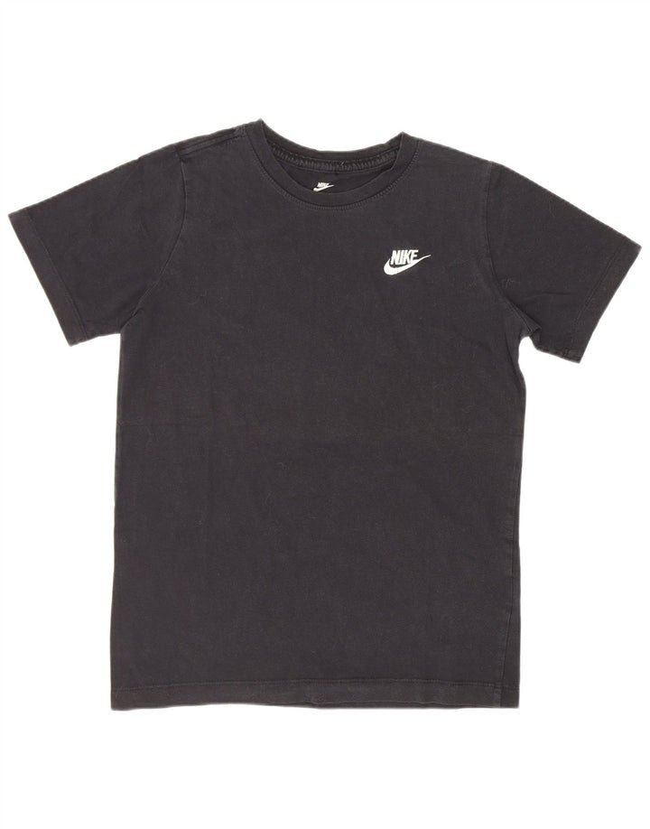 Nike Boys T-Shirt Top 12-13 Years Large Black Cotton