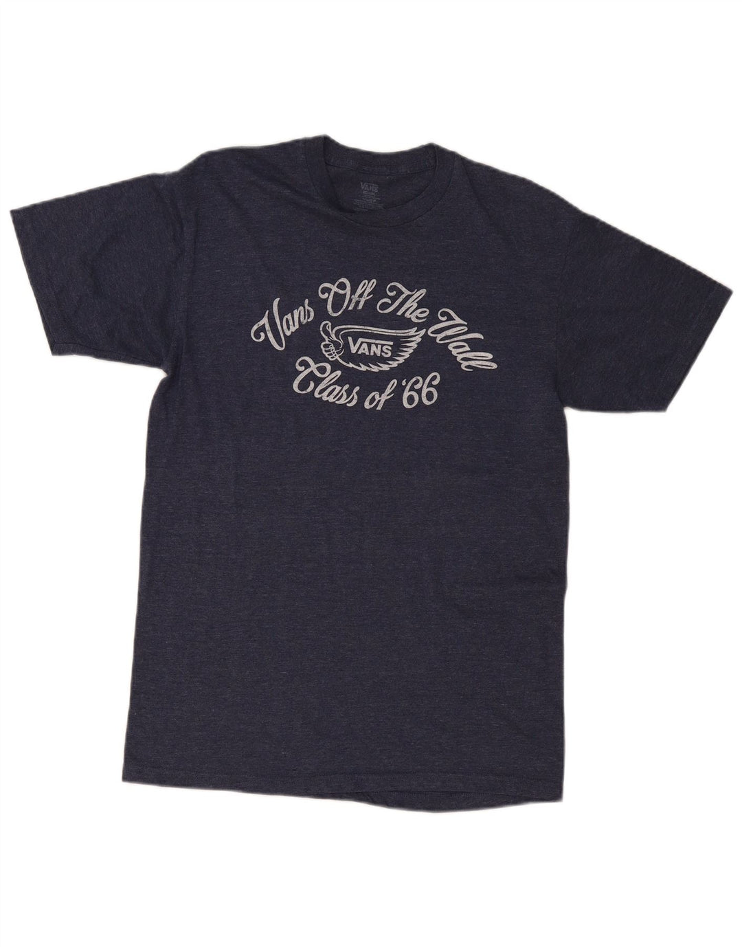 VANS Mens Graphic T-Shirt Top Medium Navy Blue