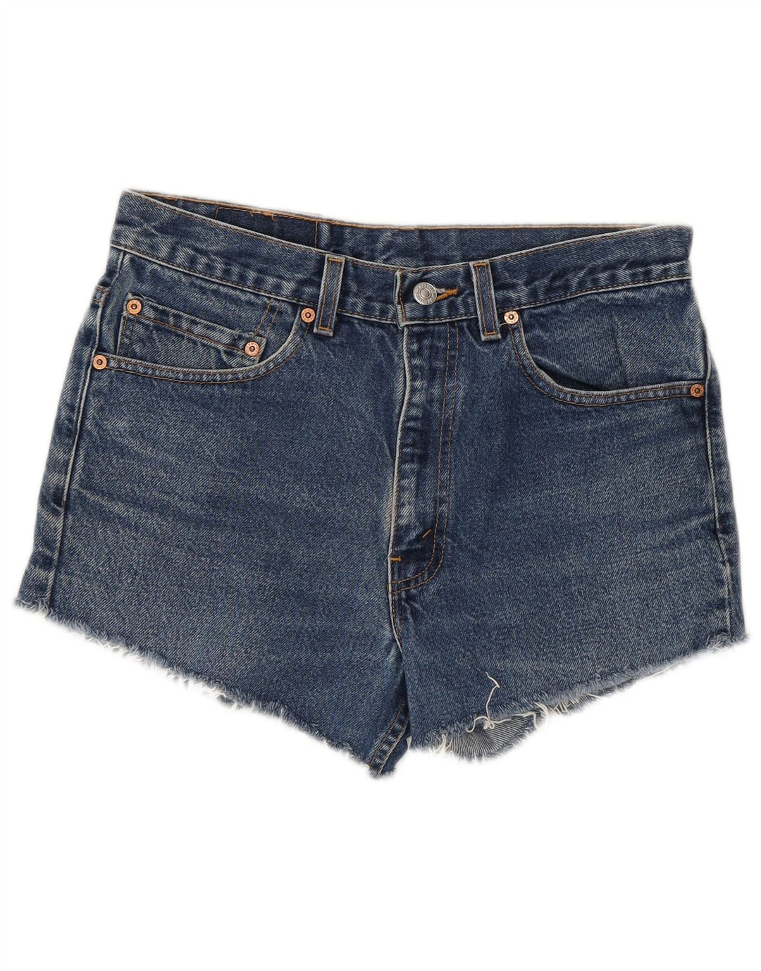 Levi's Womens 517 Denim Shorts W32 Large Blue Cotton