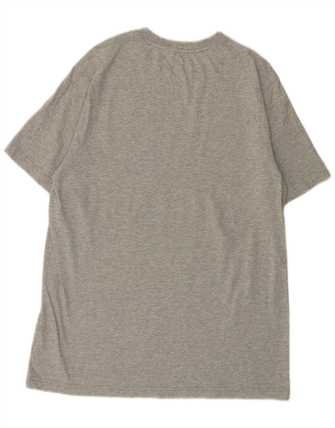 Champion Mens Graphic T-Shirt Top Large Grey Flecked Cotton