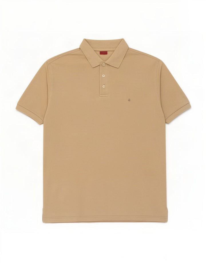 Invicta Mens Polo Shirt XL Beige Cotton