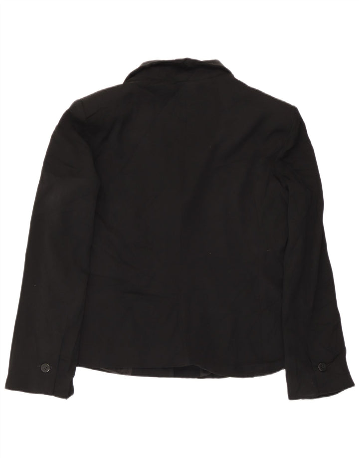 Giorgio Armani Womens 2 Button Blazer Jacket UK 14 Medium Black