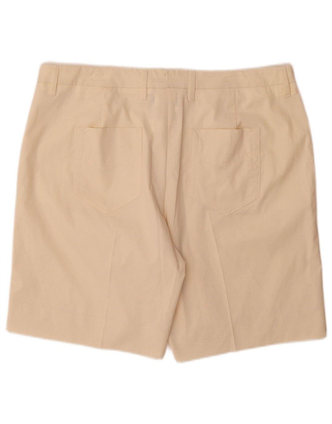 Marella Womens Chino Shorts UK 16 Large W34  Beige Cotton