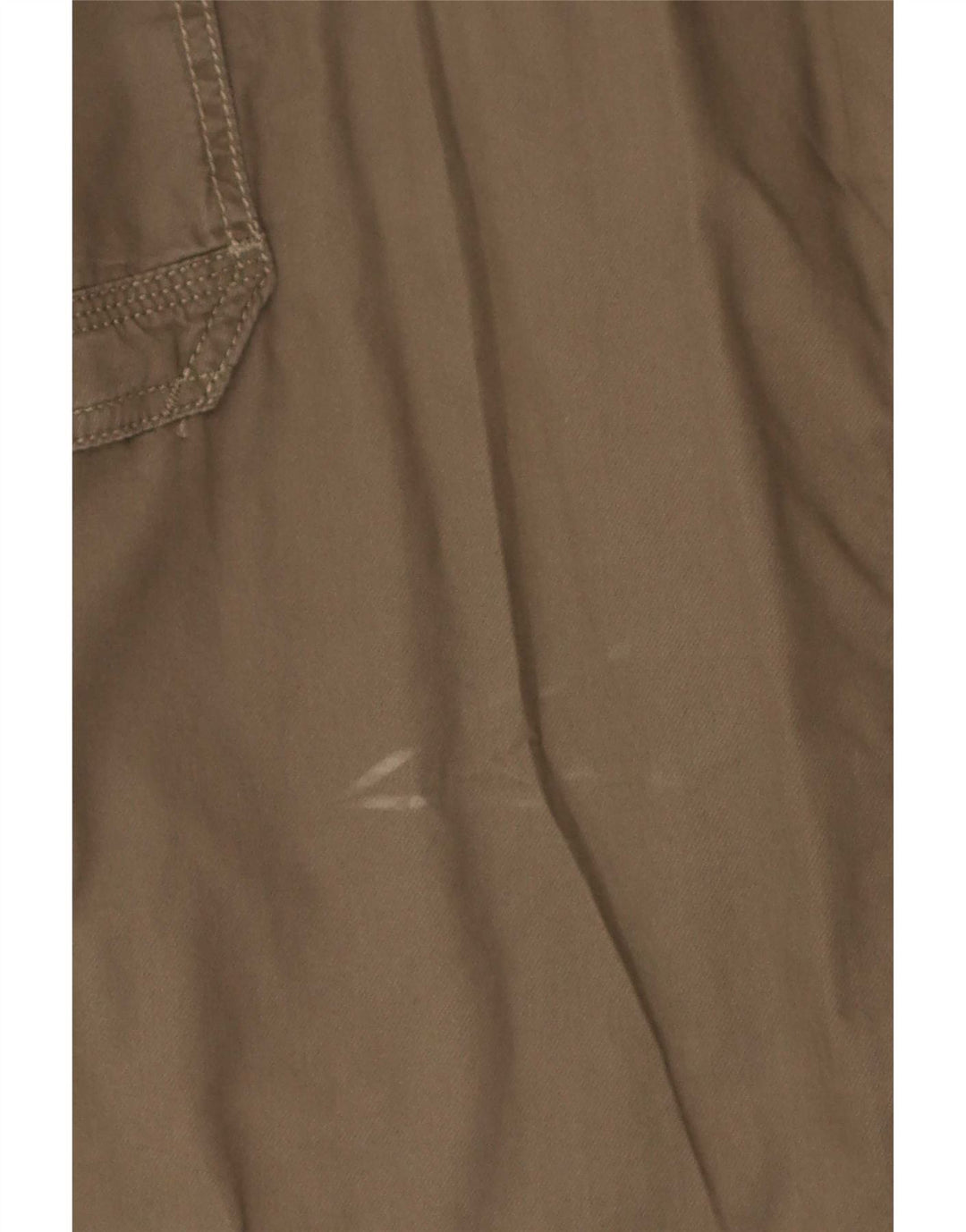 Marks & Spencer Mens Straight Cargo Trousers W40 L29 Brown Cotton