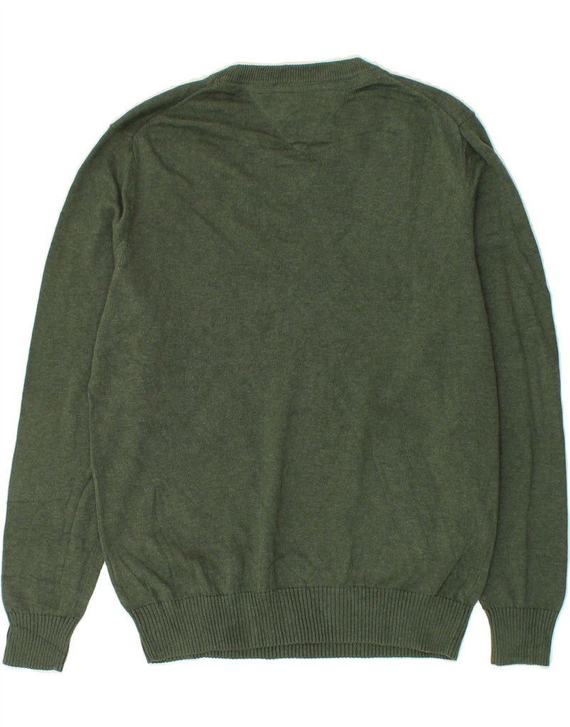 Mens V-Neck Jumper Sweater Medium | Vintage Tommy Hilfiger | Thrift | Second-Hand Tommy Hilfiger | Used Clothing | Messina Hembry 