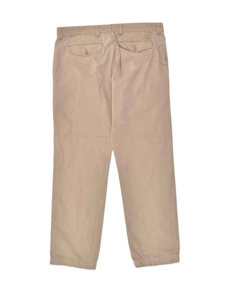TIMBERLAND Mens Straight Chino Trousers W38 L34  Beige Cotton | Vintage Timberland | Thrift | Second-Hand Timberland | Used Clothing | Messina Hembry 