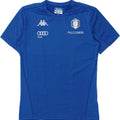 KAPPA Boys Gara Graphic T-Shirt Top 13-14 Years Large Blue Vintage Kappa and Second-Hand Kappa from Messina Hembry 