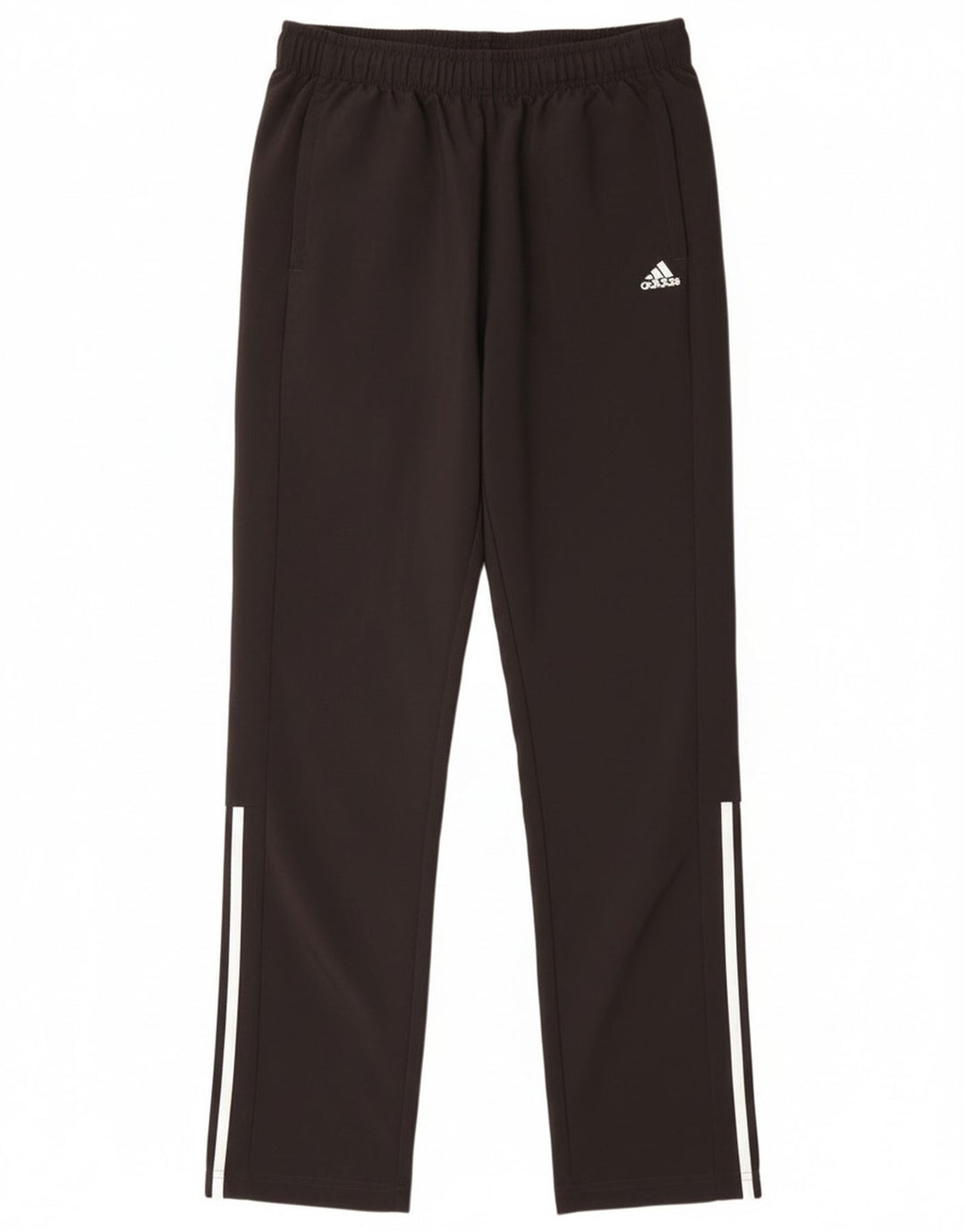 Adidas Boys Climalite Tracksuit Trousers 15-16 Years Black Polyester