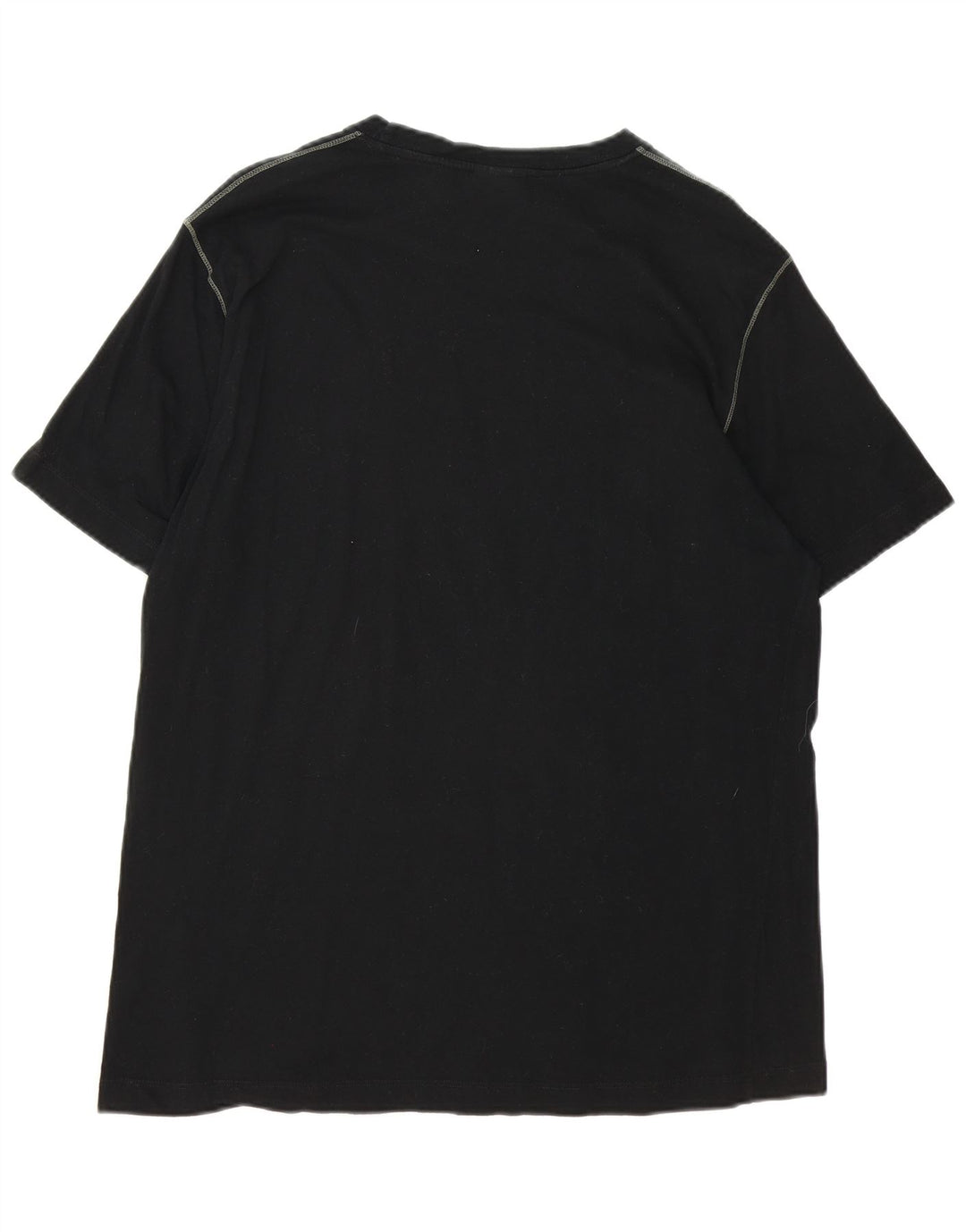 TRUSSARDI JEANS Mens Graphic T-Shirt Top XL Black
