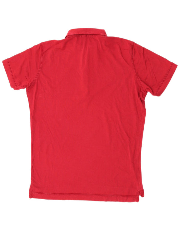 Diesel Mens Polo Shirt Small Burgundy