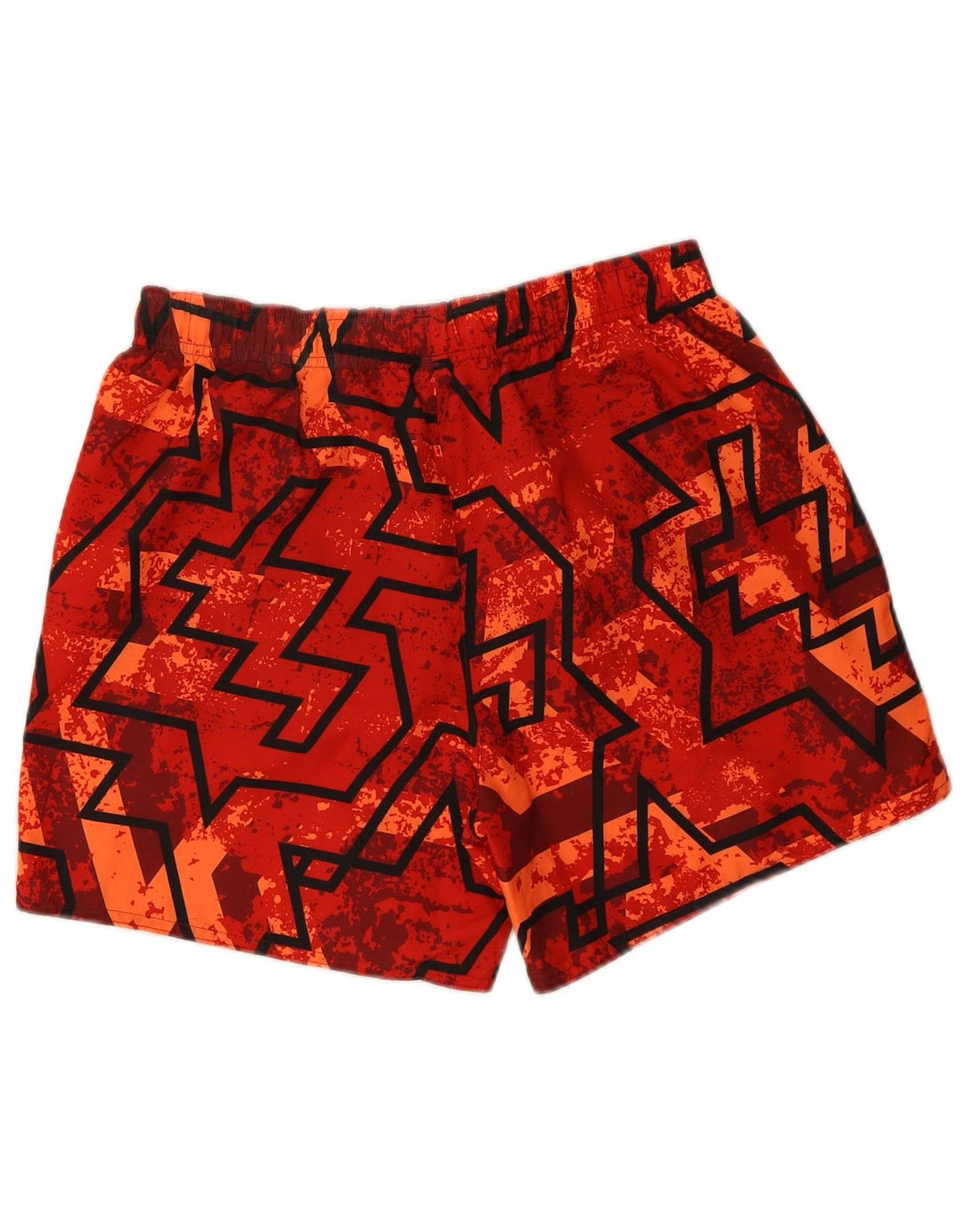 Adidas Mens Swimming Shorts Medium Red Geometric